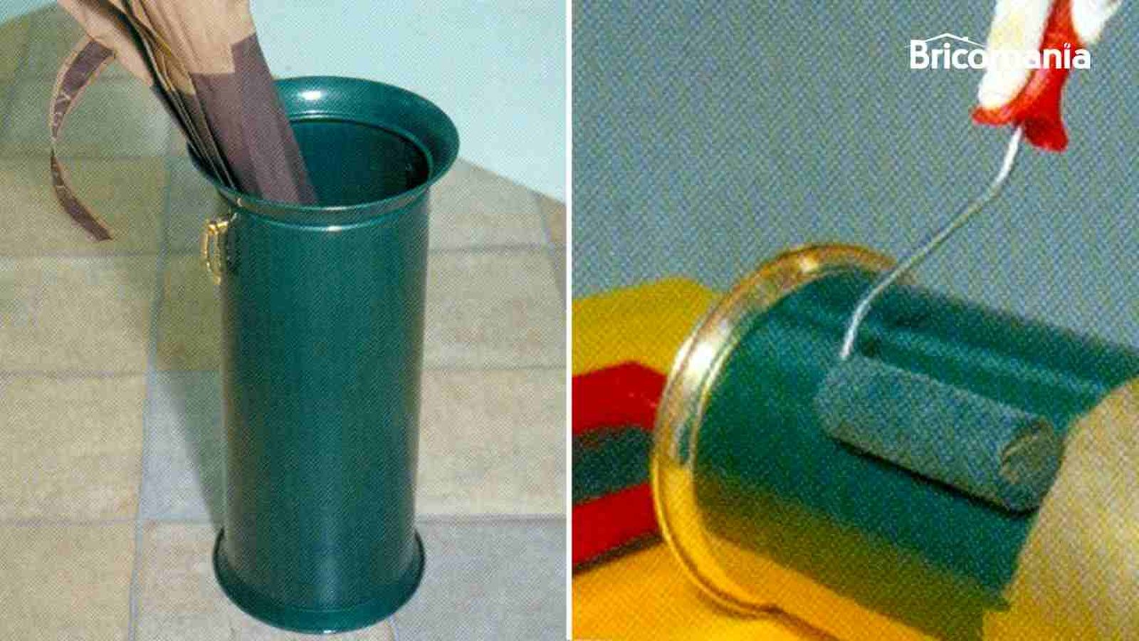 Restaurar un paragüero de latón