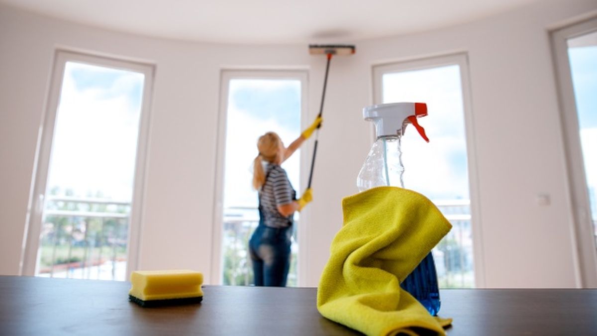 limpieza techos paredes utensilios