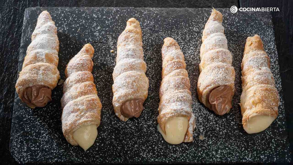 Los canutillos de hojaldre son un acompañamiento perfecto del café