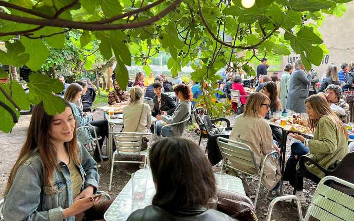 La terraza del Jardín Secreto es un oasis en la ciudad