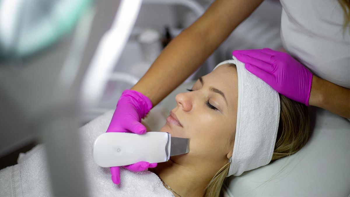 beneficios del peeling ultrasonico tratamiento facial moda