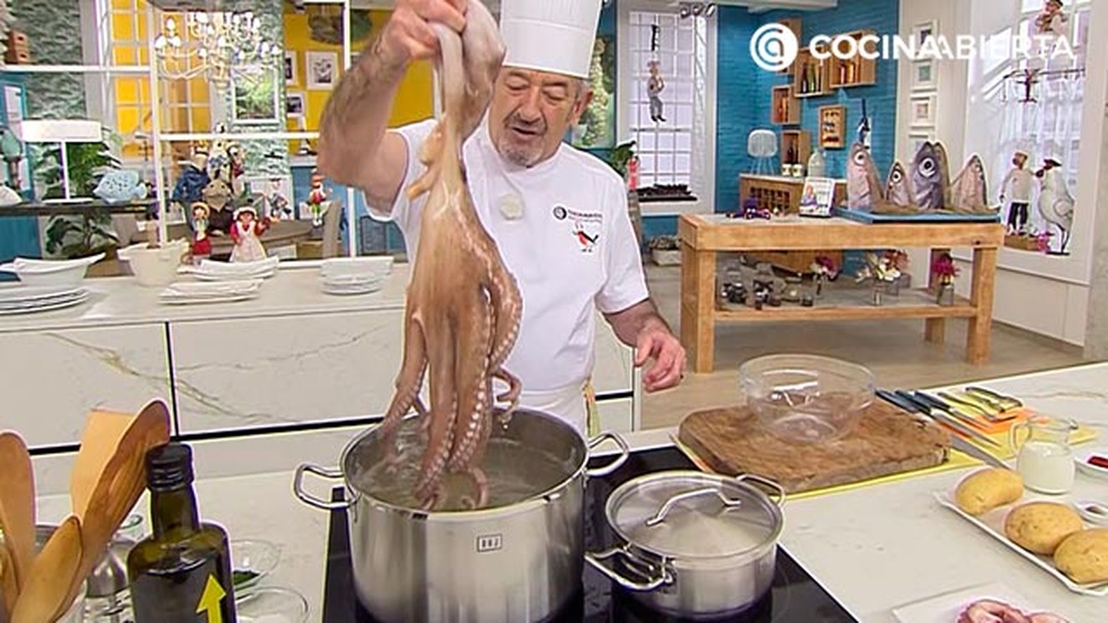 receta pulpo a la plancha con parmentier de patata karlos arguinano karl6729 paso1