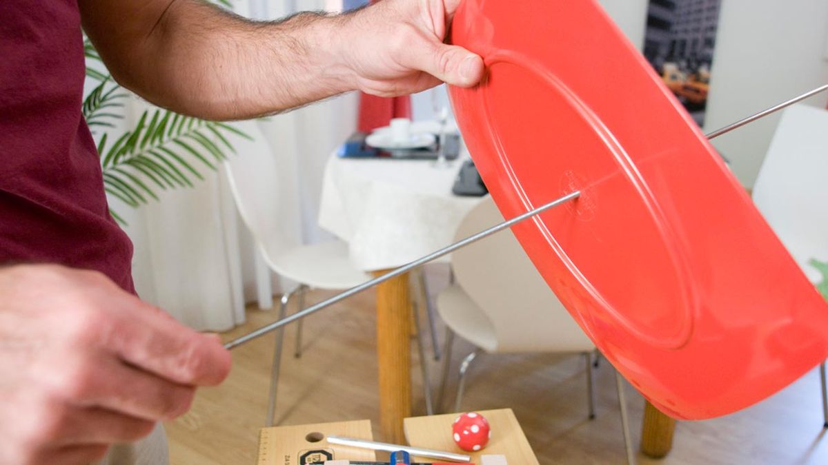 Torre de bandejas para Navidad paso 6