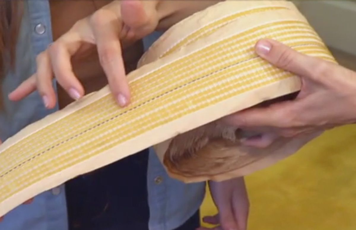 Cómo hacer una alfombra grande paso 3