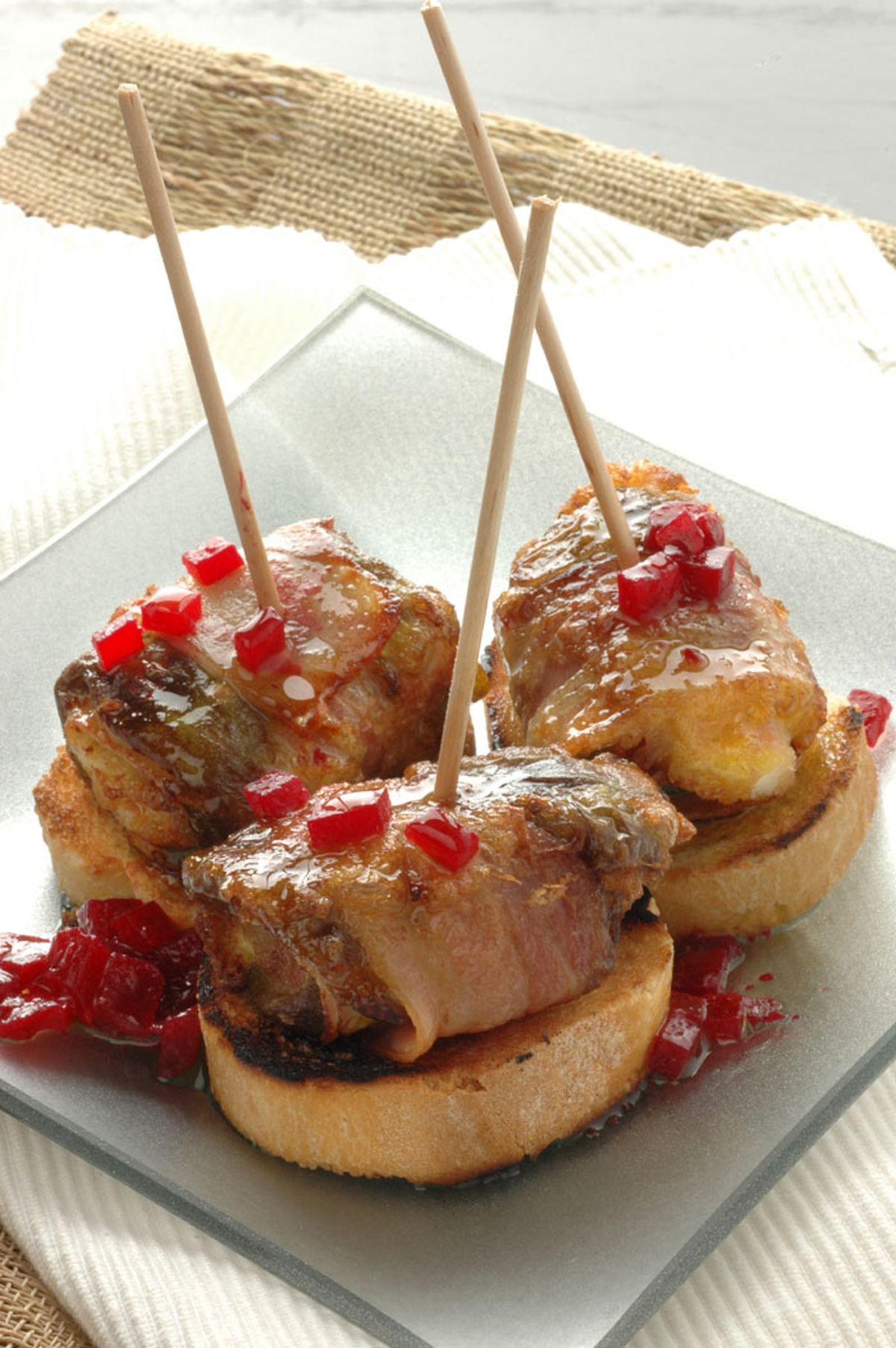 karlos 0240 pinchos pimiento panceta queso xl