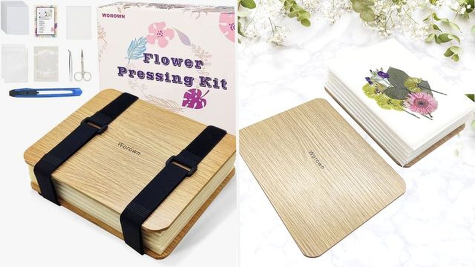 Kit de prensa de flores profesional de Worown