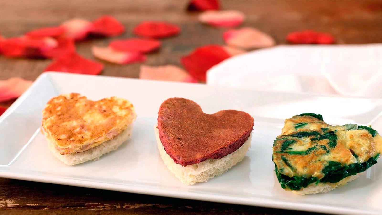 Receta de tortillas francesas de verduras (con espinacas, remolacha y espárragos)