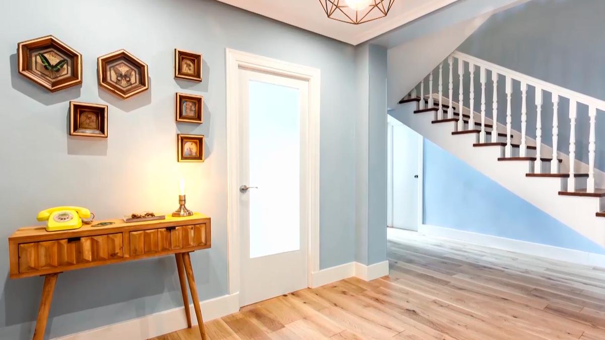 Decogarden 692 Decorar recibidor grande luminoso y actual paso8