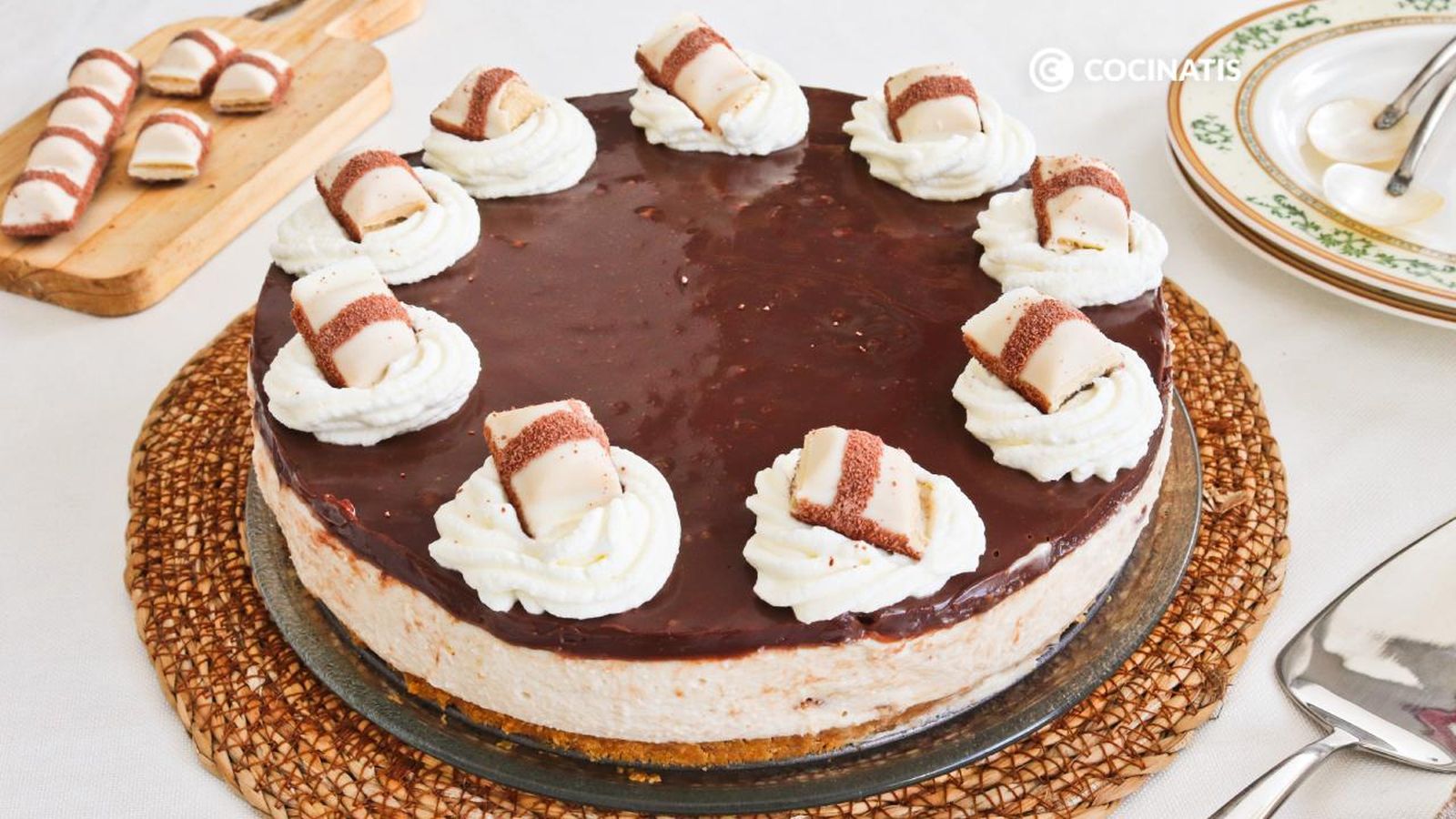 Tarta de Kinder Bueno