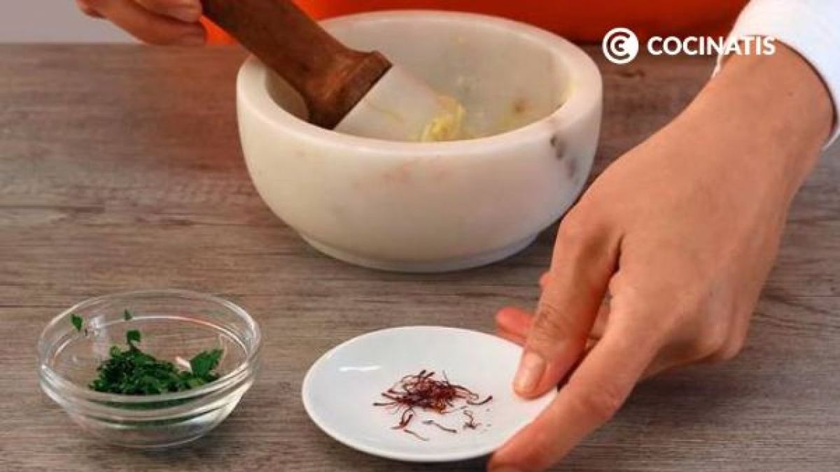 Receta de arroz del señoret o senyoret  paso 3