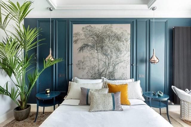 Ideas para renovar el dormitorio con papel pintado 11