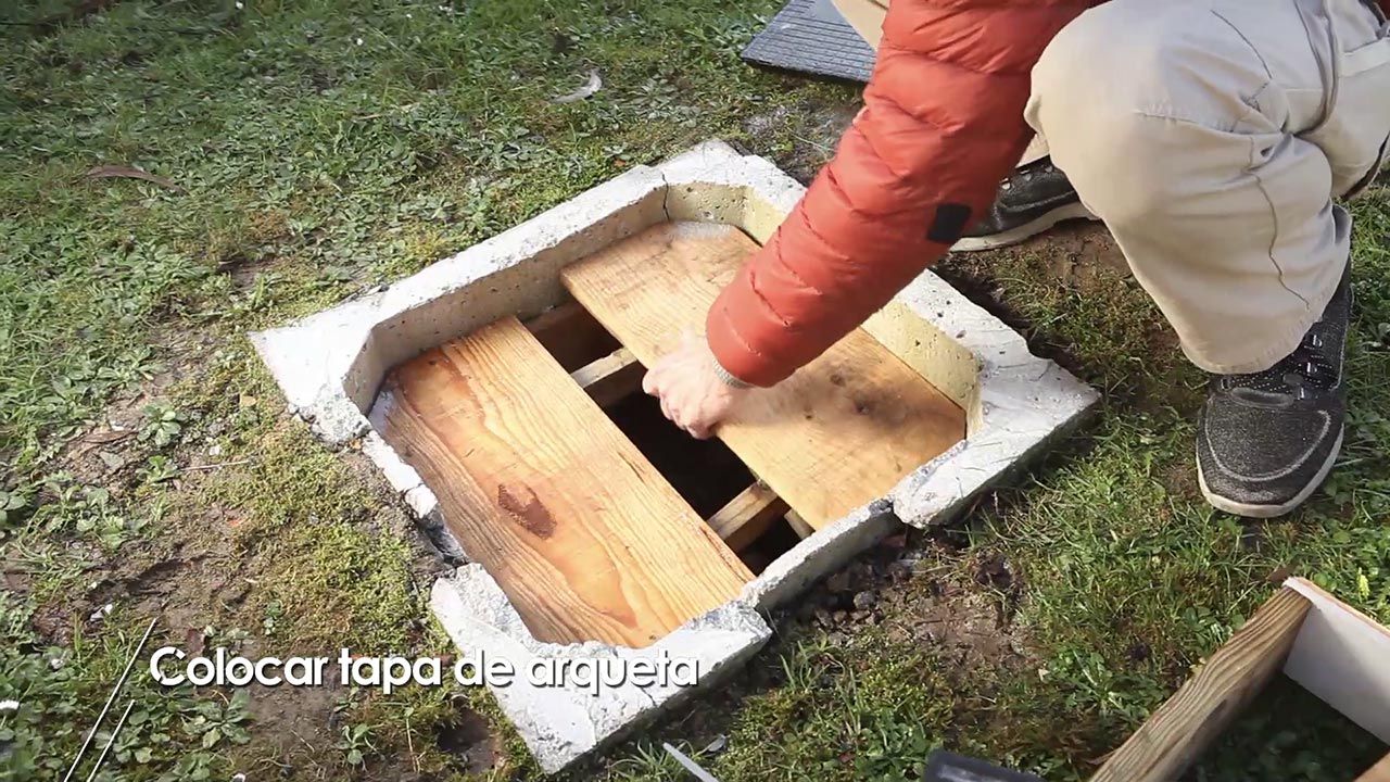 Como colocar una tapa de arqueta paso 1