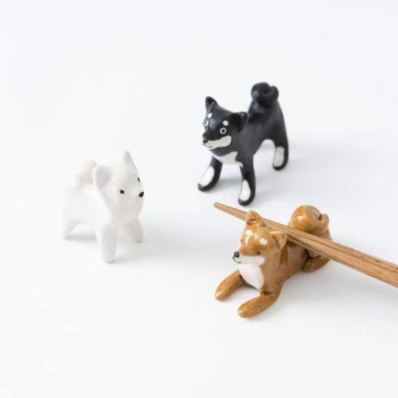 reposapalillos perretes palillos chinos pinterest
