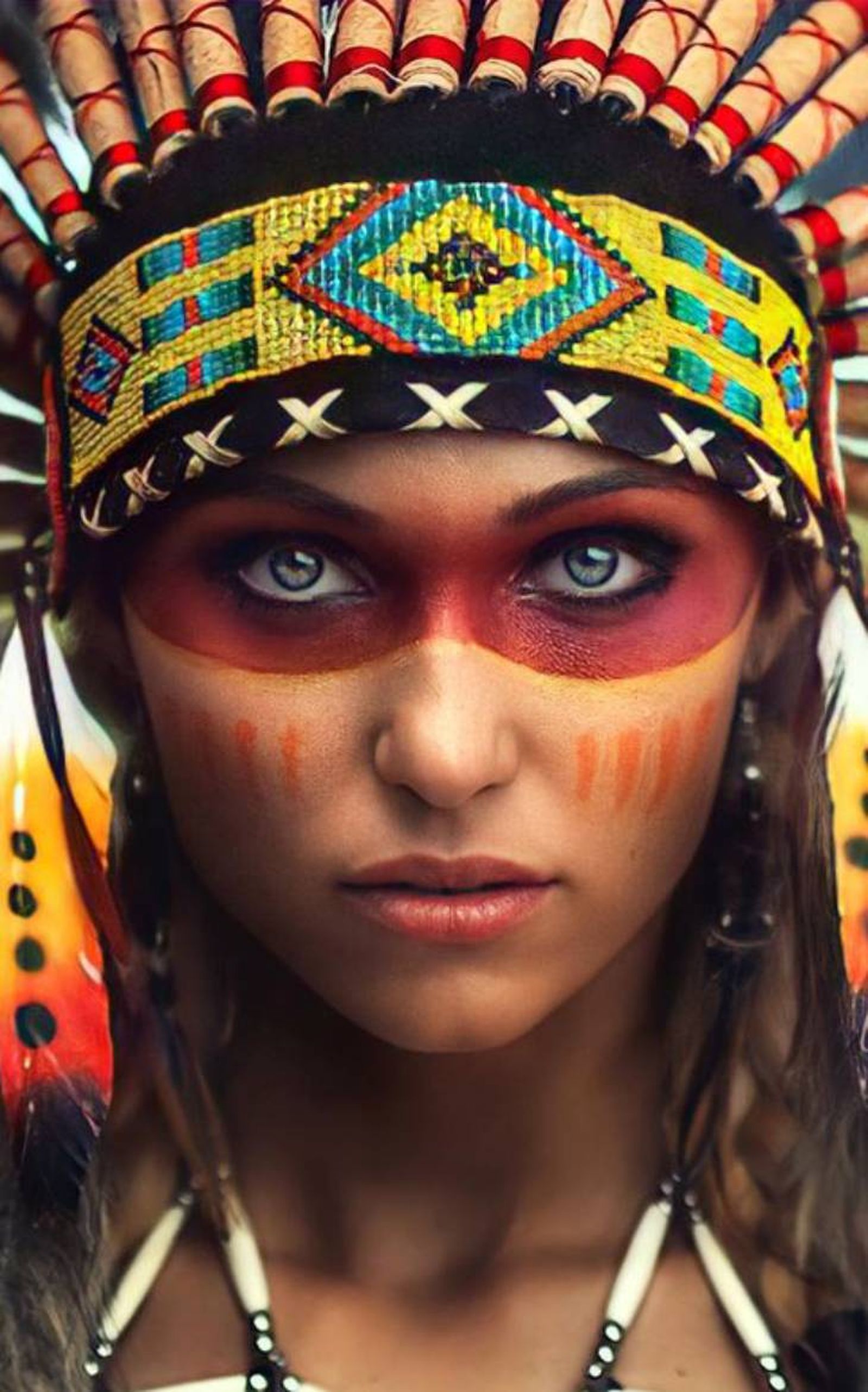 india maquillaje carnaval
