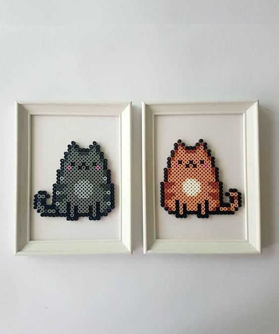 cuadros hama beads kawaii