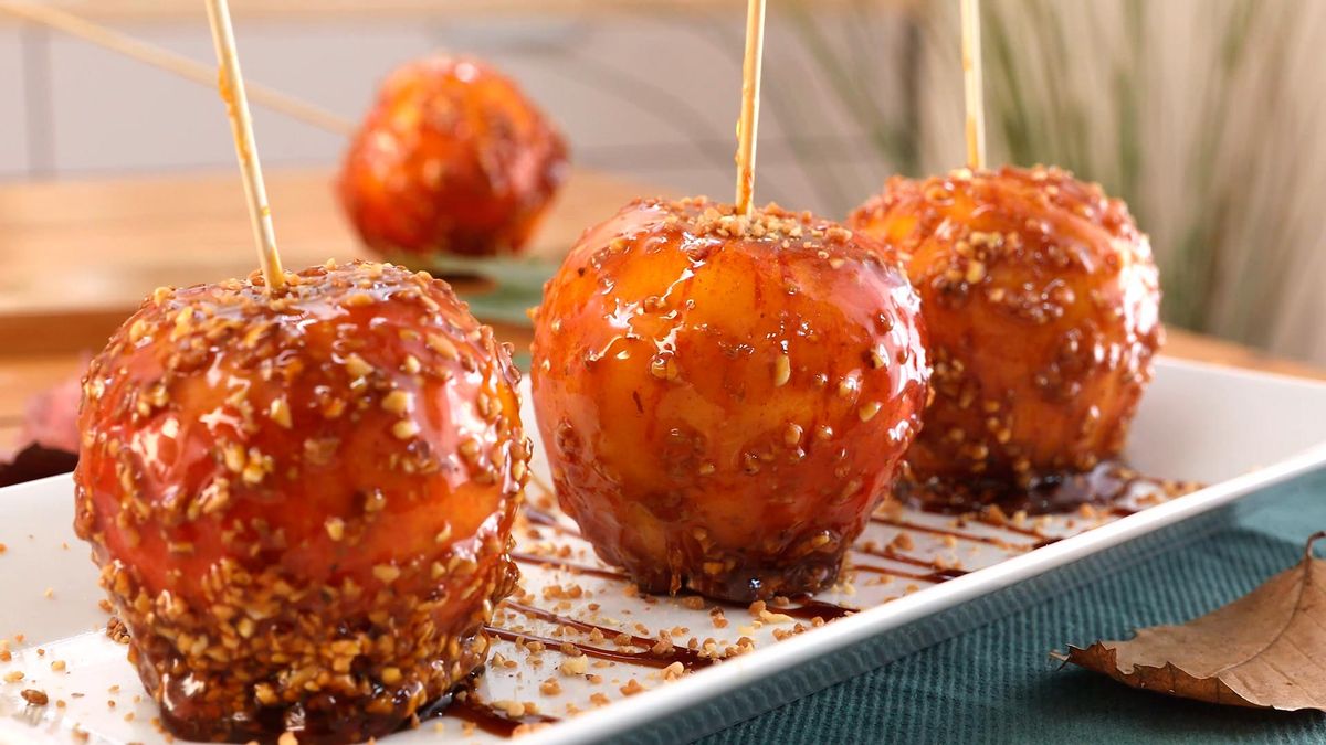 Receta de manzanas caramelizadas crujientes   paso 5