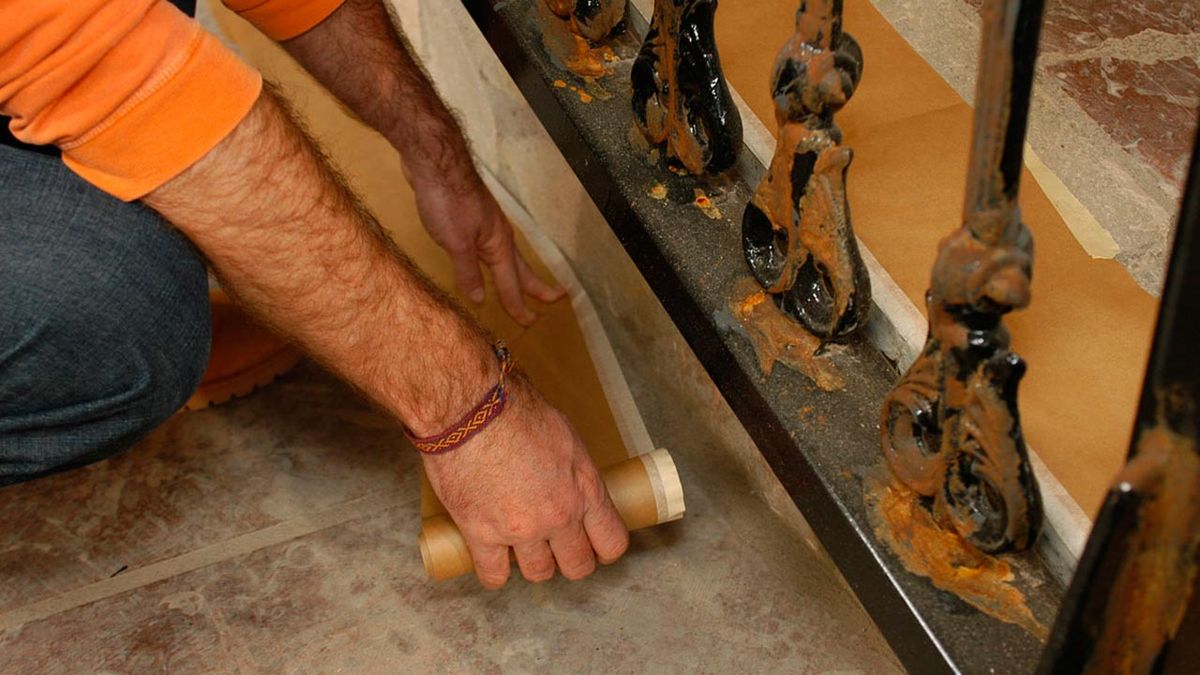 Restaurar una barandilla paso 1