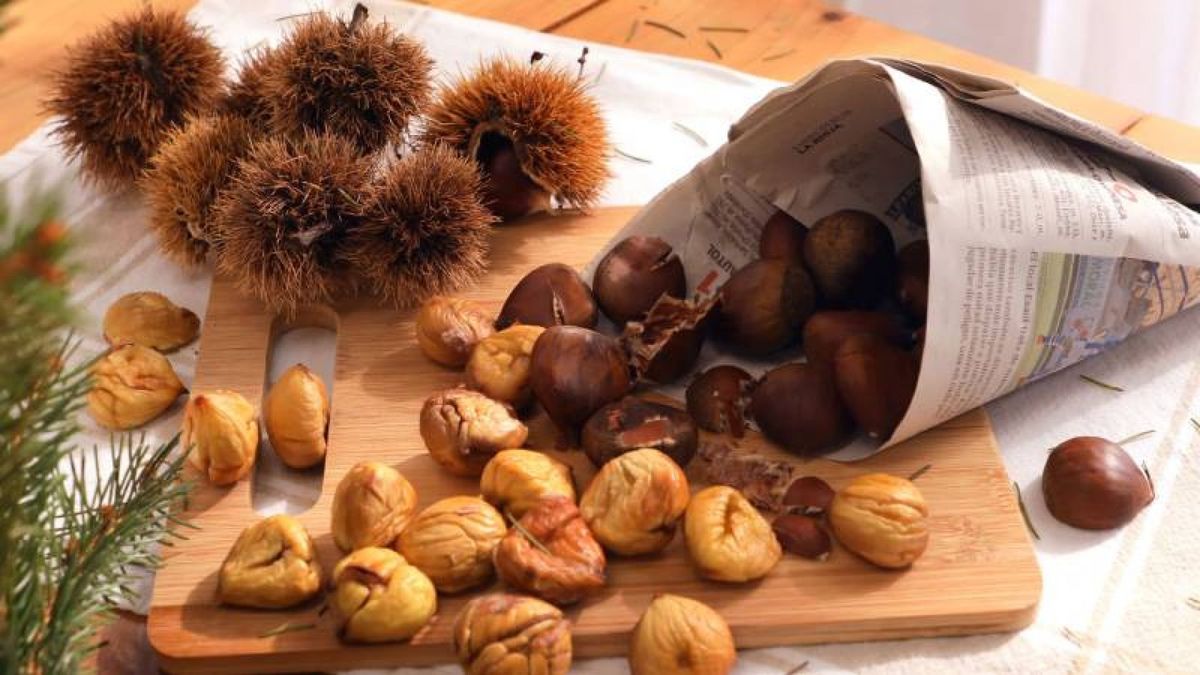 Receta castañas asadas  paso 4