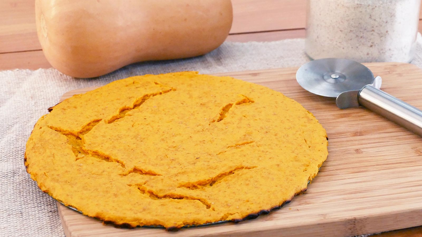 Receta de masa de pizza de calabaza