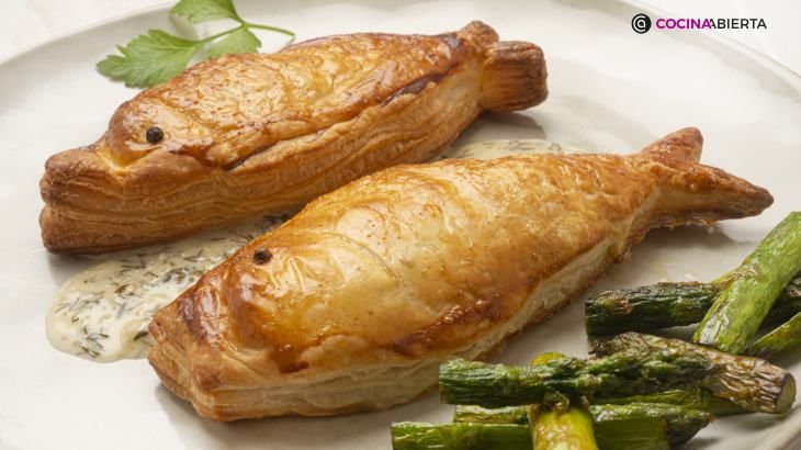 salmonetes hojaldre