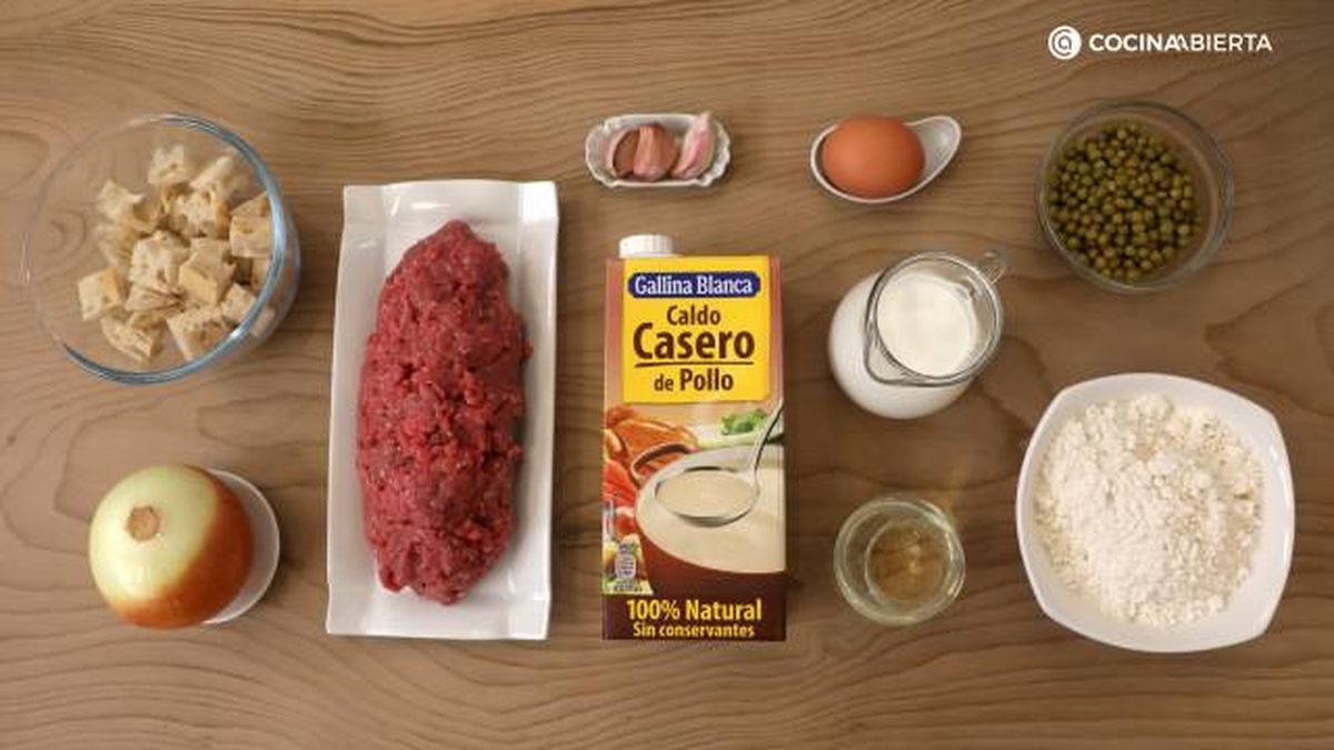 GallinaBlanca Albondigas vino blanco ingredientes