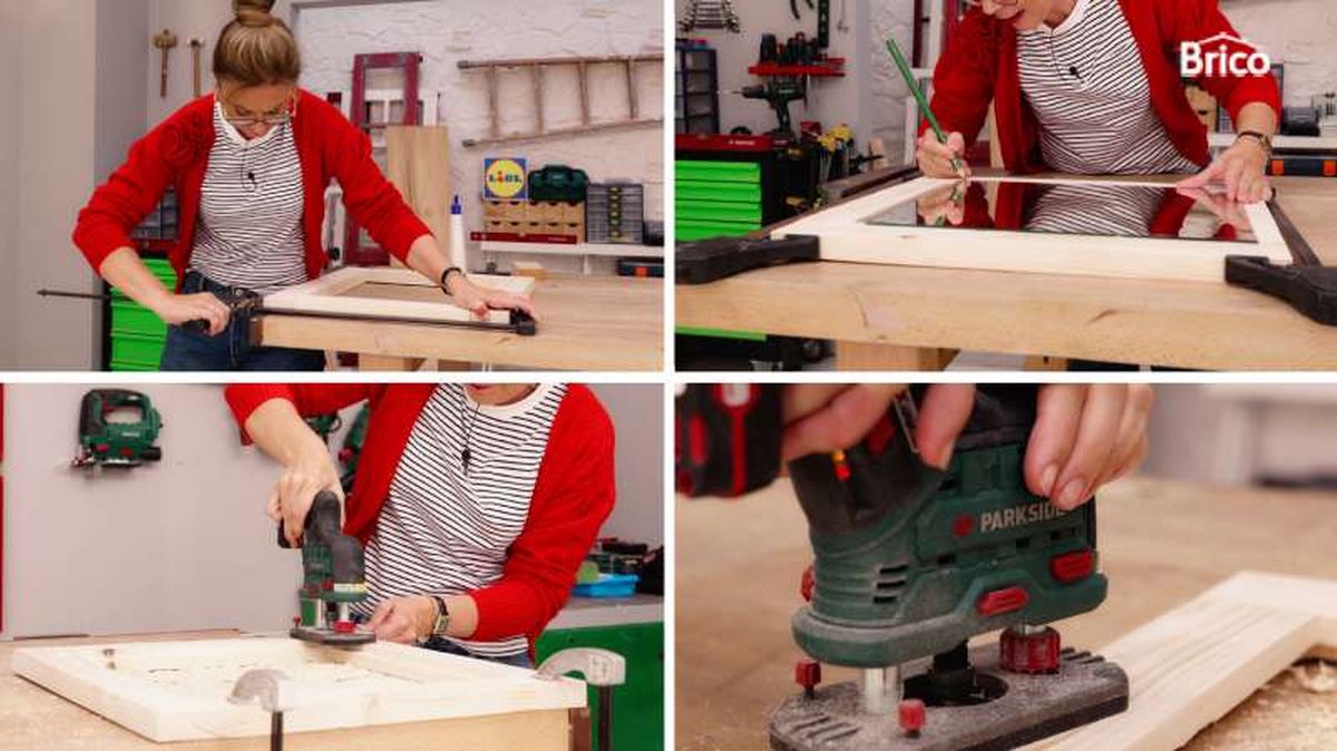 Fresa el interior de la pieza y los cantos