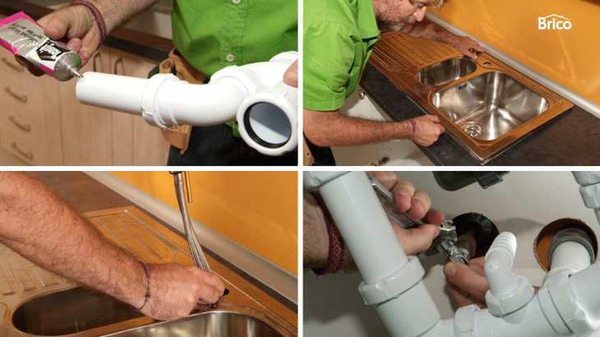 Montar el fregadero y el lavavajillas