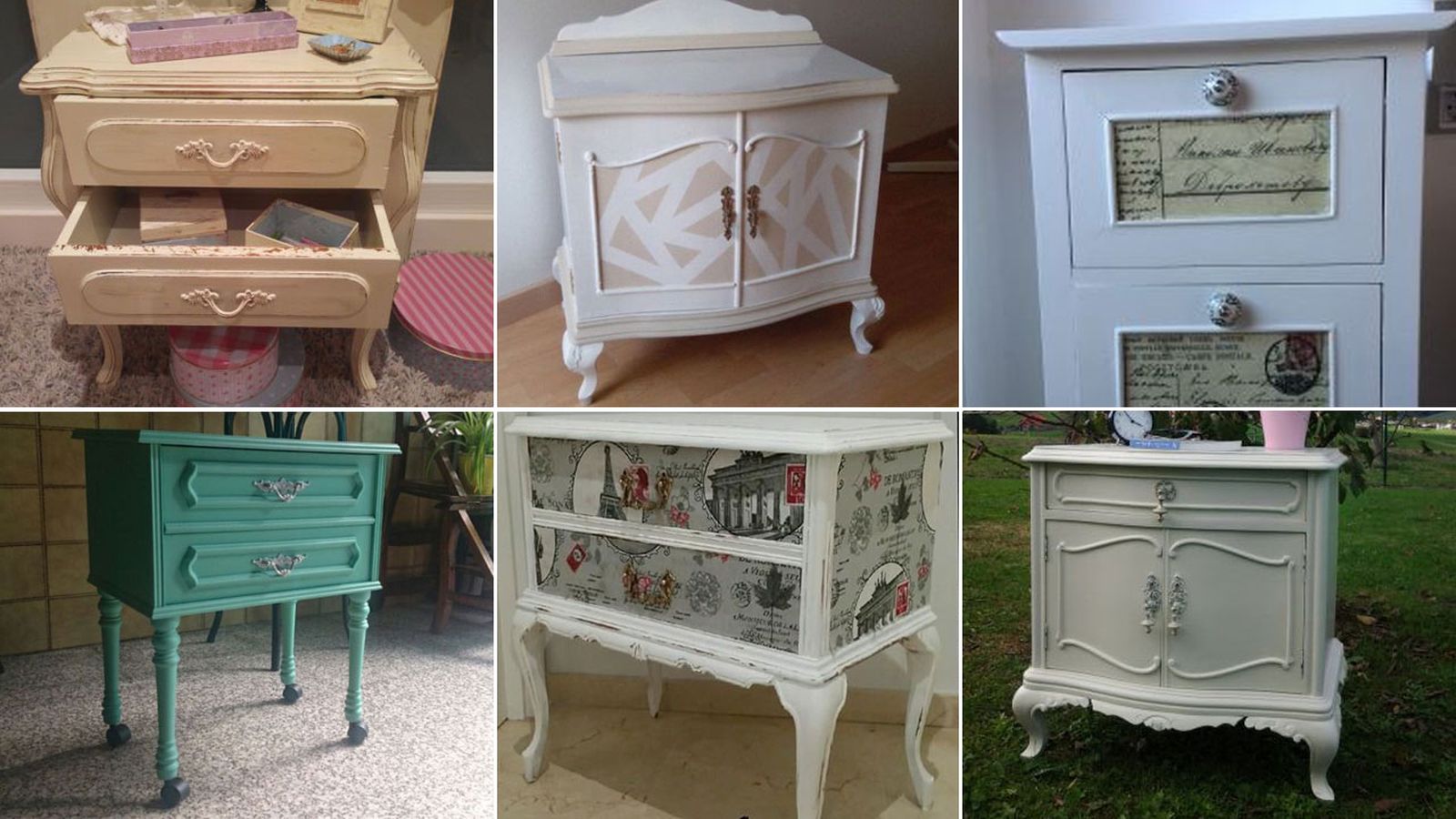 Ideas para restaurar una mesilla de noche