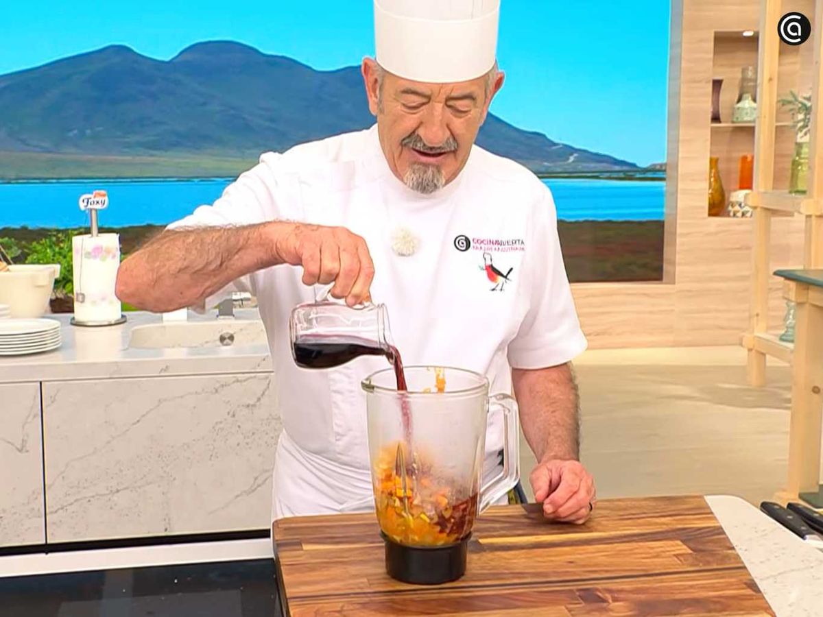 Tritura las hortalizas rehogadas