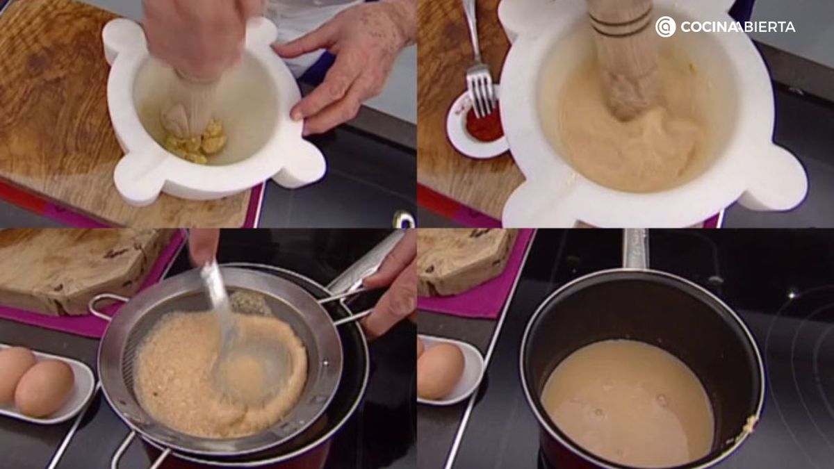 La salsa de almendras es perfecta para acompañar pescados, carnes y verduras