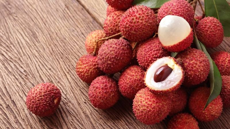 Frutos de lichi