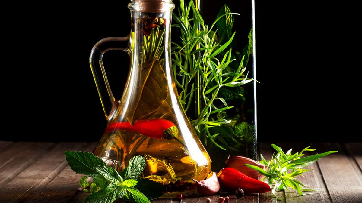 aceites caseros hierbas