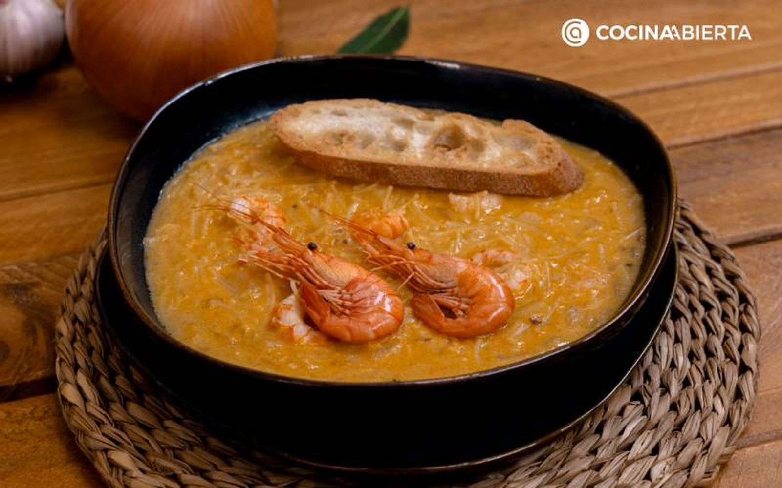 sopa de camaron receta paso4