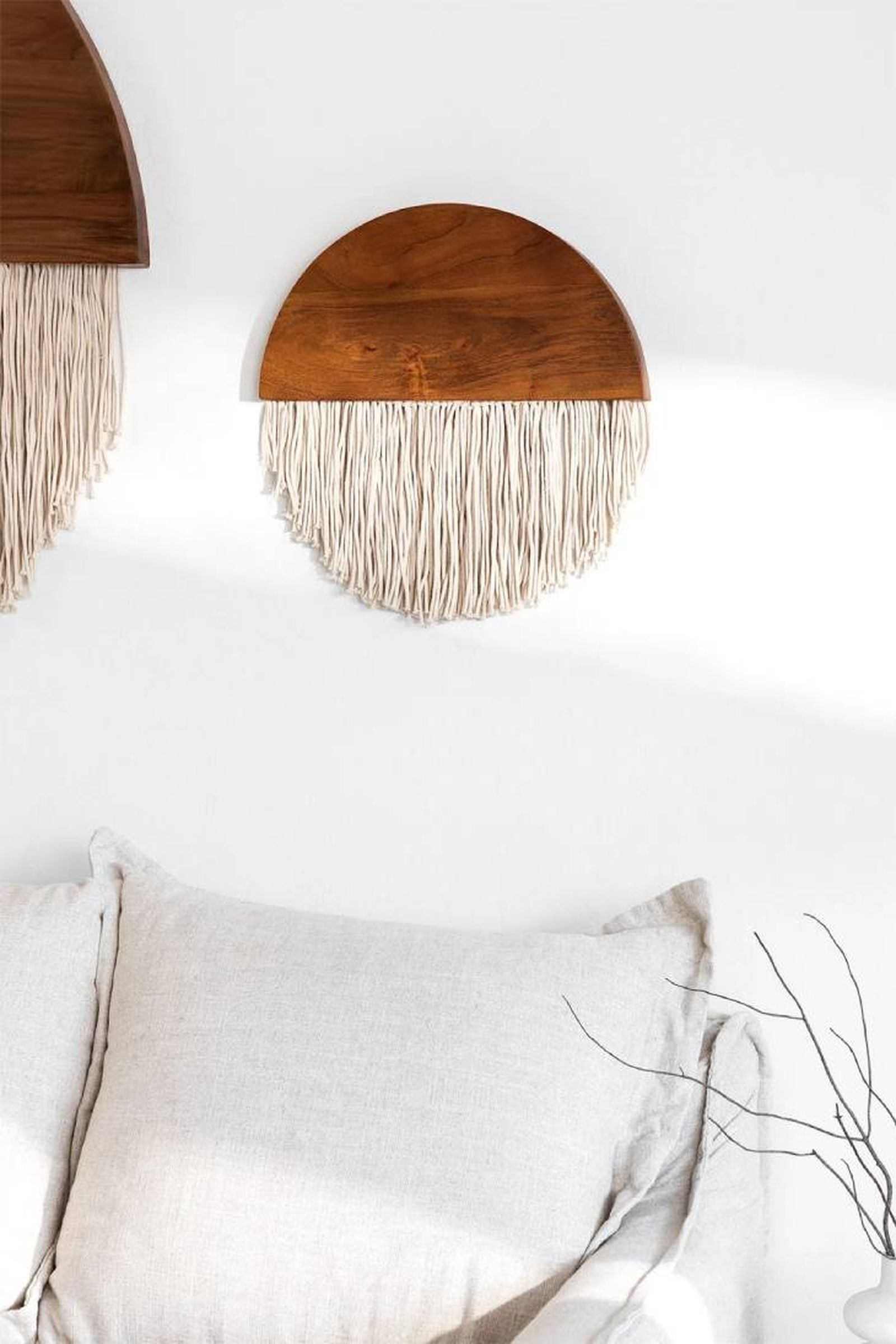 11 adorno madera cuerda pared dormitorio sklum kolda