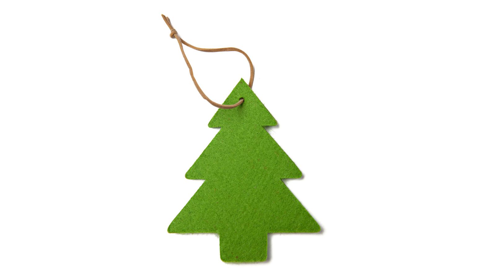 Hacer un árbol de Navidad de fieltro sencillo