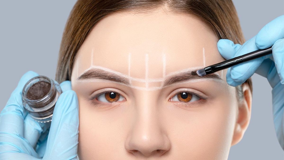 belleza cejas tinte con henna profesional en casa