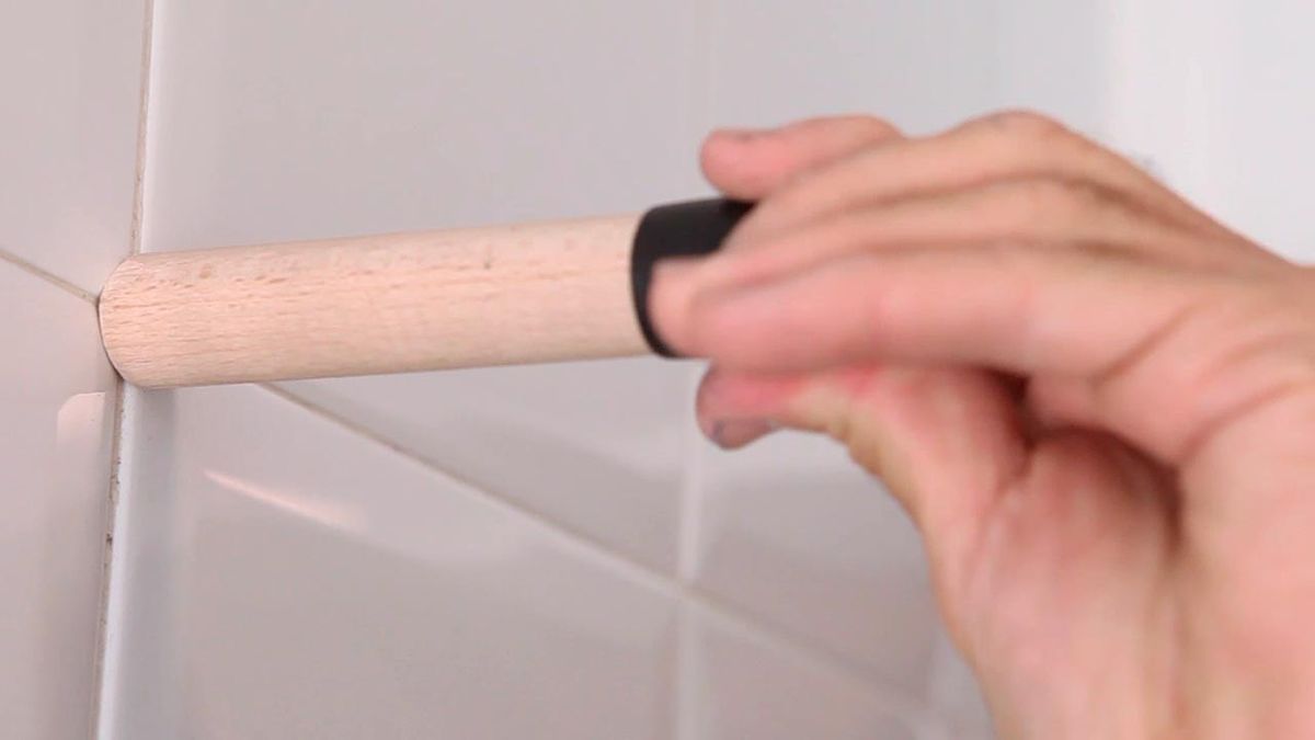 Como hacer un tope de puerta casero a medida paso 7