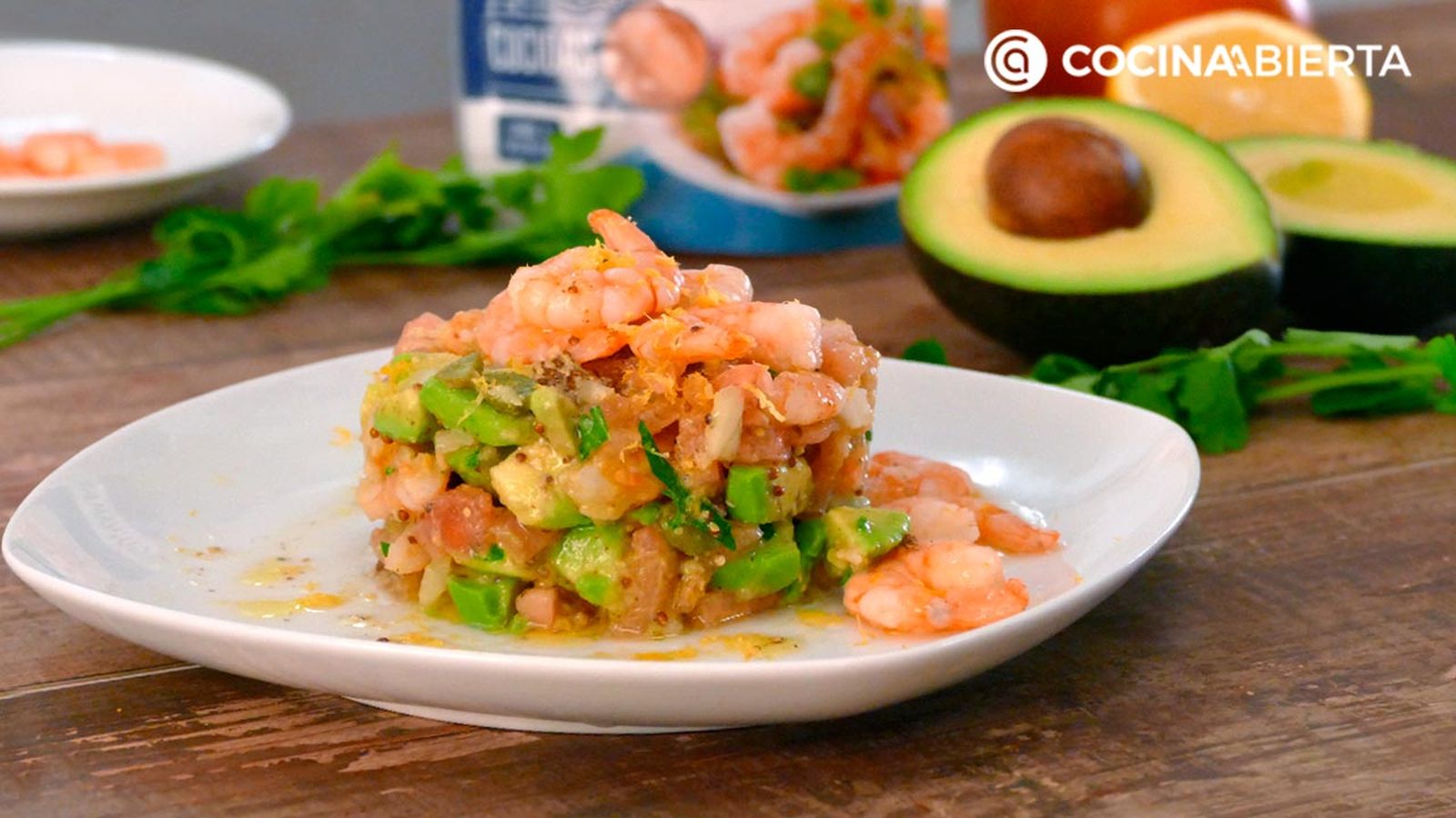 CTIS0850 receta timbal de langostinos y aguacate 1 ca