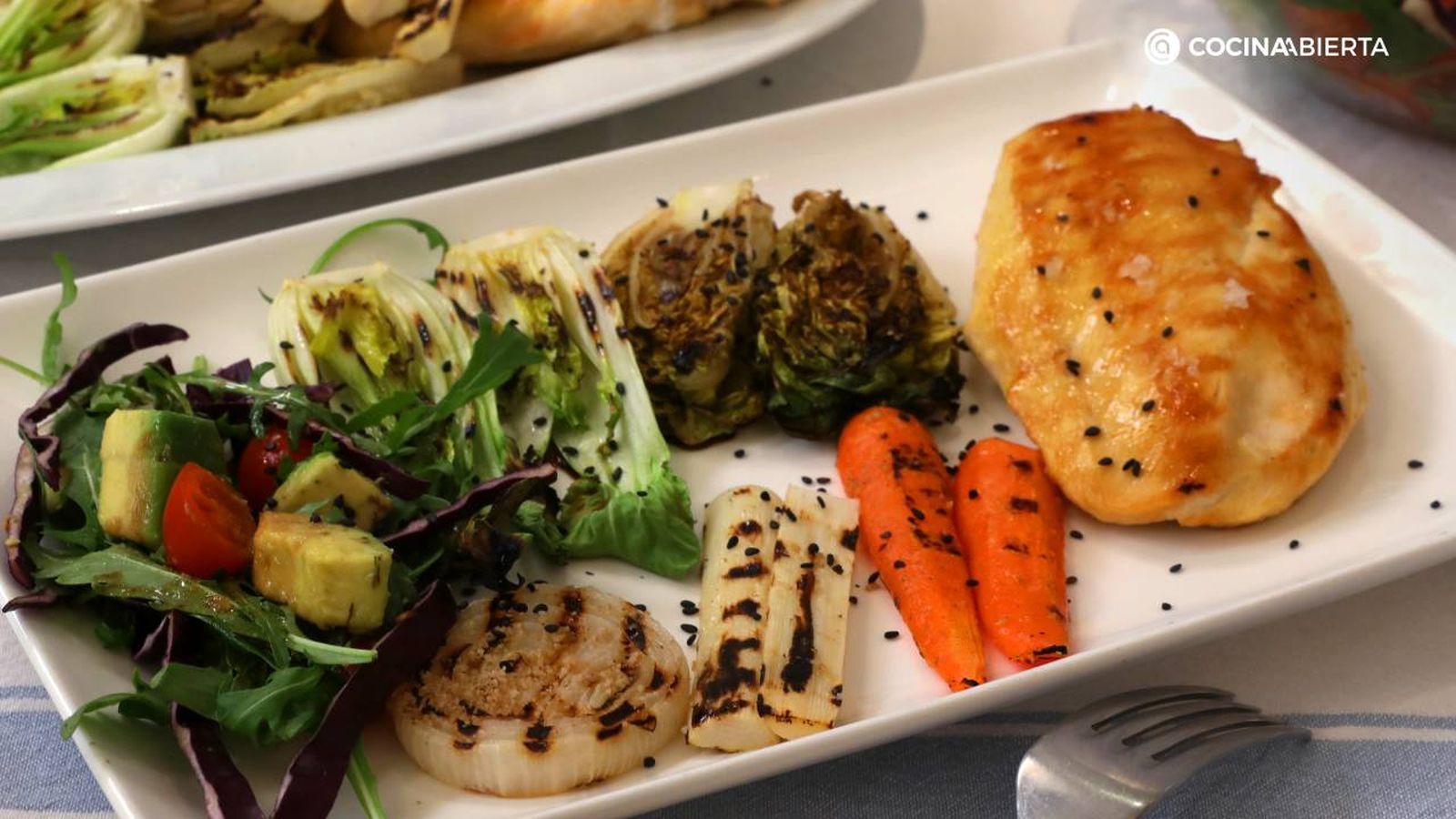 JATA Pollo brasa verduras