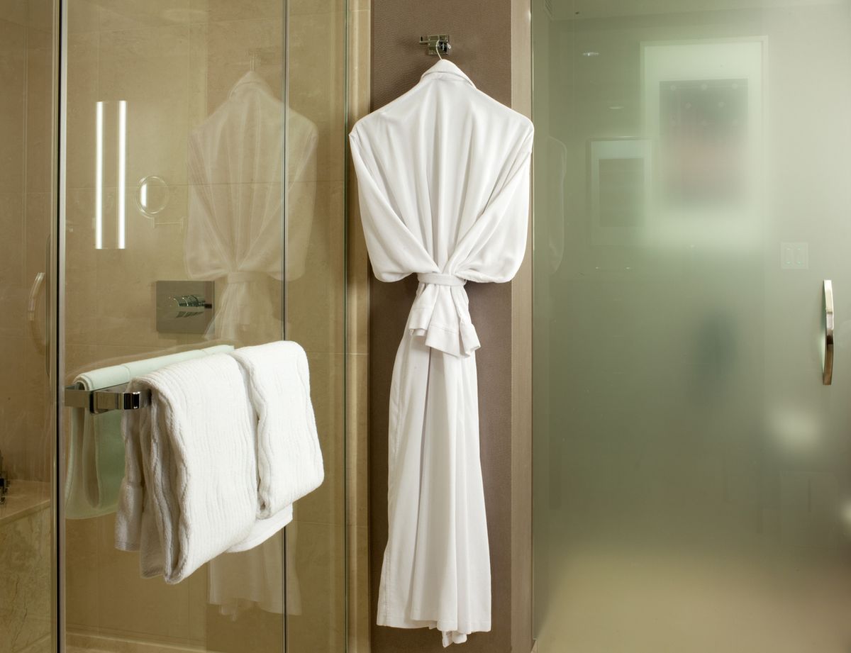 cristal esmerilado baño