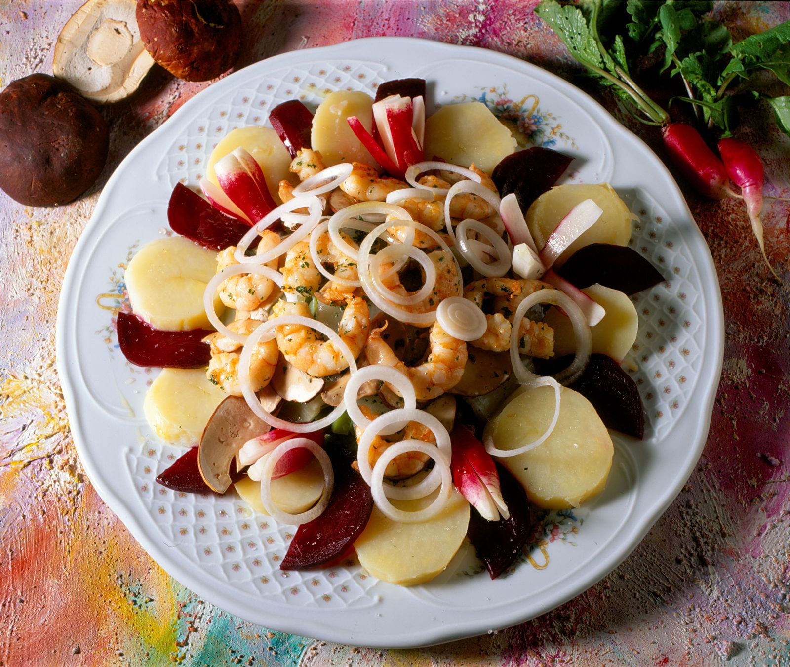 Ensalada de remolacha y patata