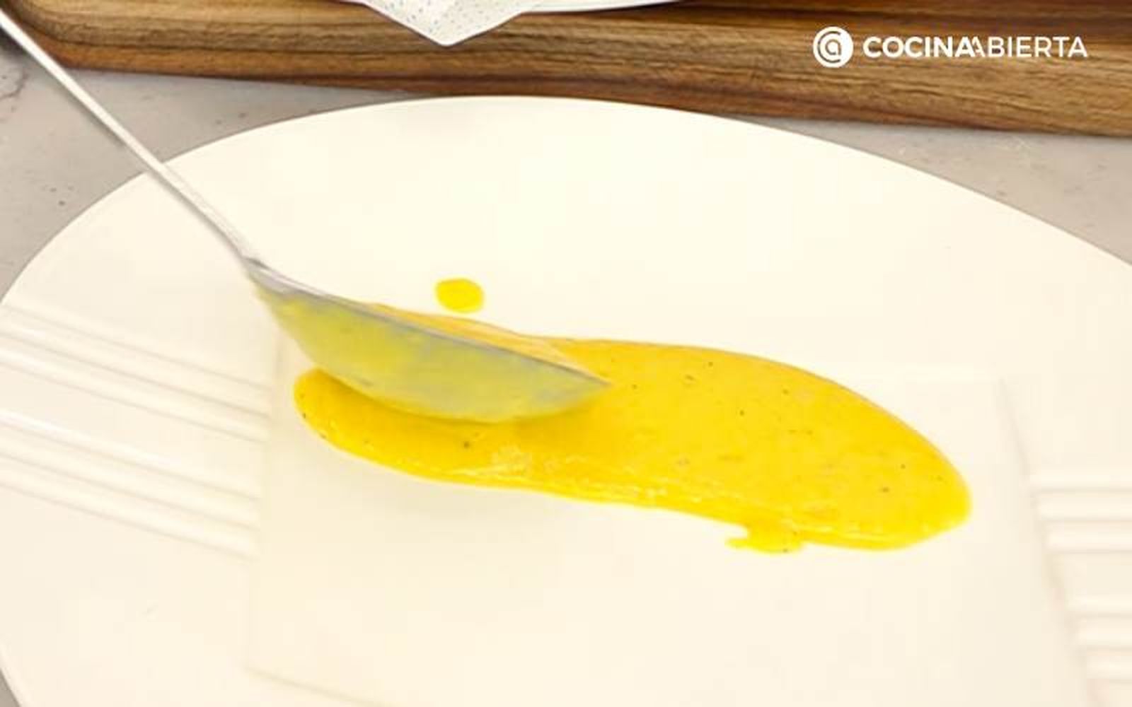 Salsa de mango y curry