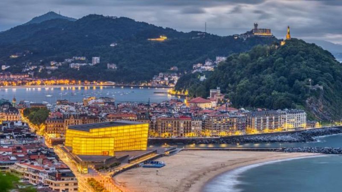 Vista panorámica desde el Monte Urgull de San Sebastián