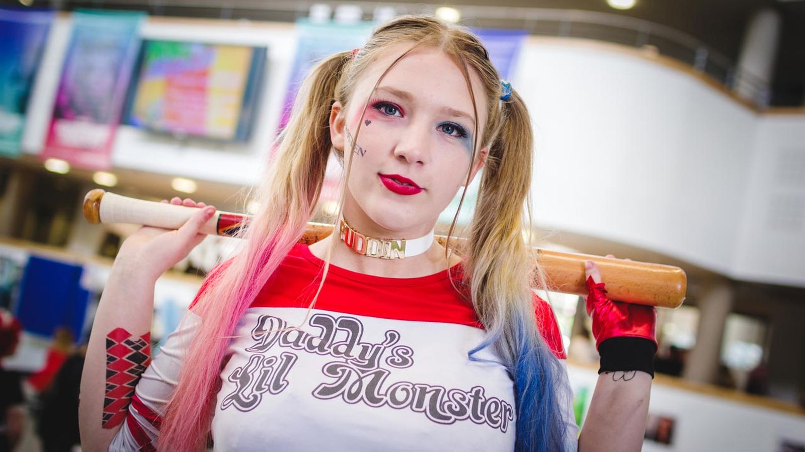 disfraz maquillaje harley quinn