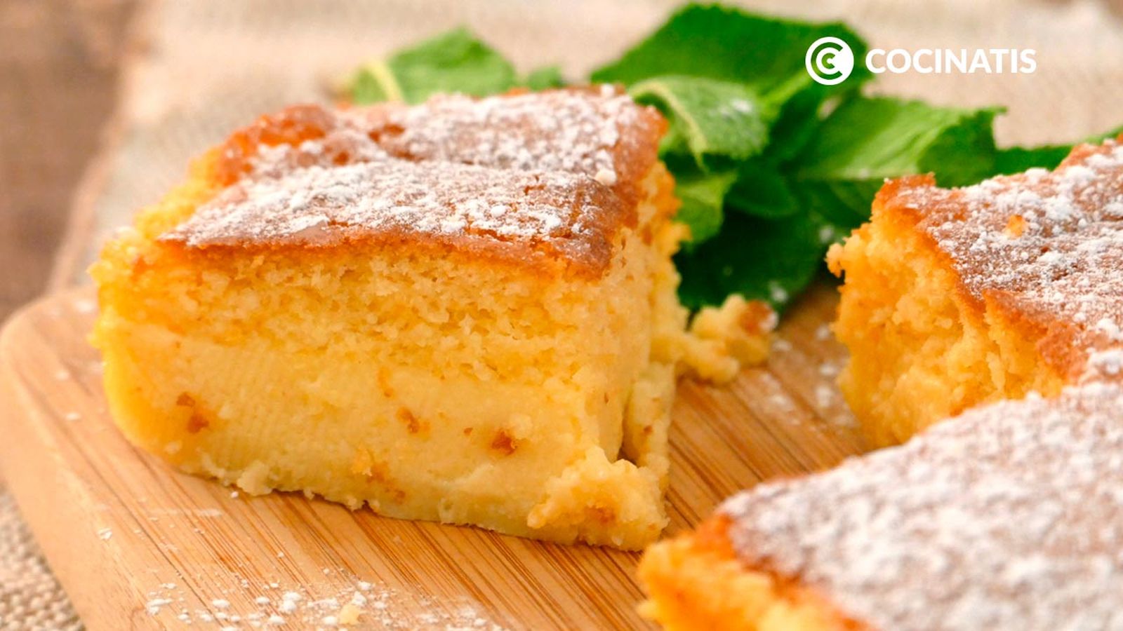 Receta de pastel mágico o pastel inteligente