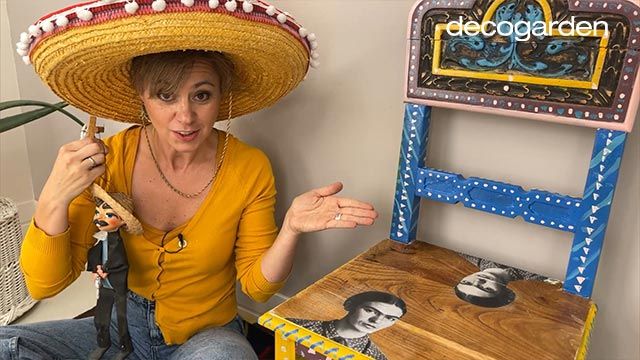 pintar una silla de madera vieja estilo mexicano paso 11