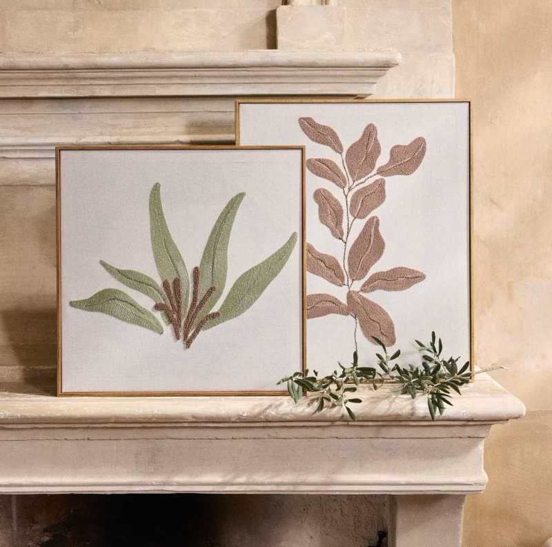 Cuadros de estilo vegetal de estilo provenzal.
