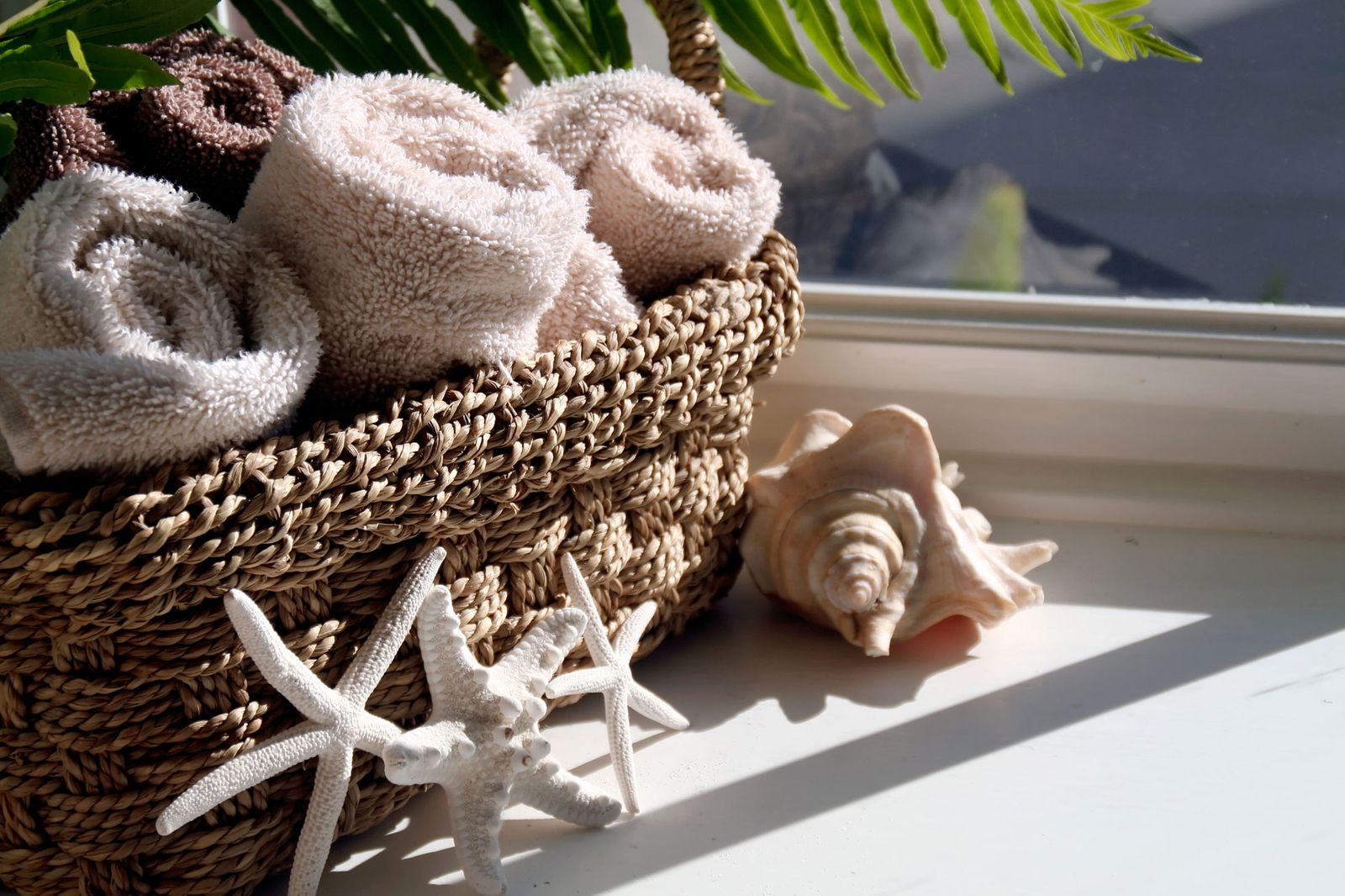 Cestas para decorar el baño