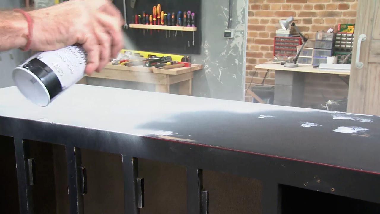 Como reciclar y decorar un sinfonier paso 4