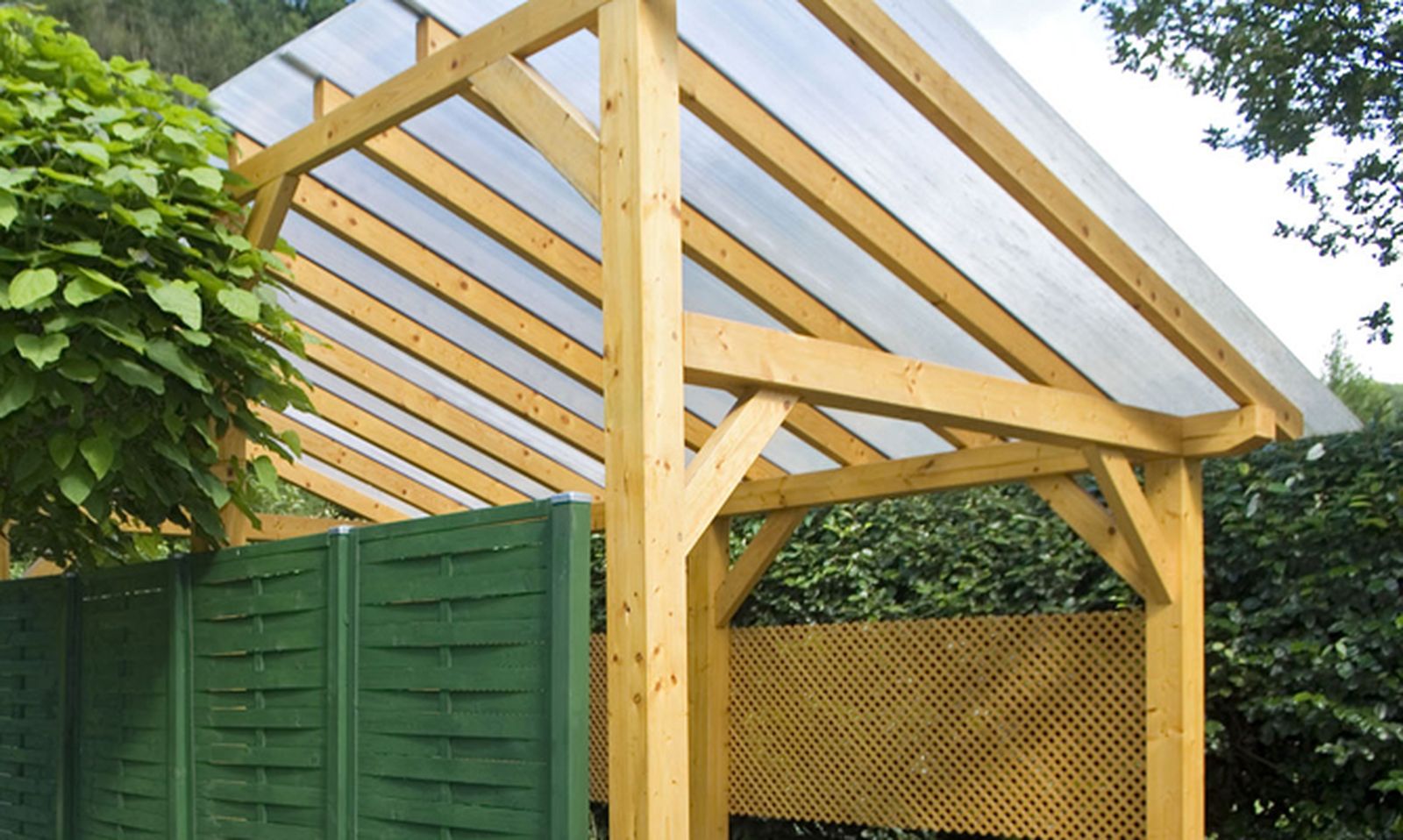 Cubierta de policarbonato para pérgola